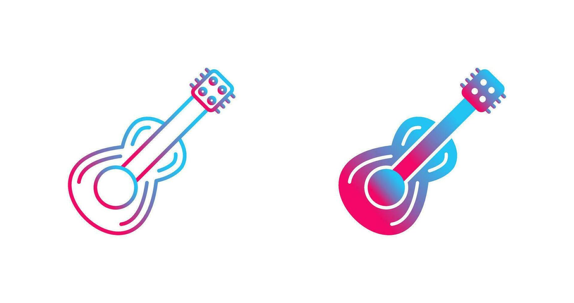 icono de vector de guitarra