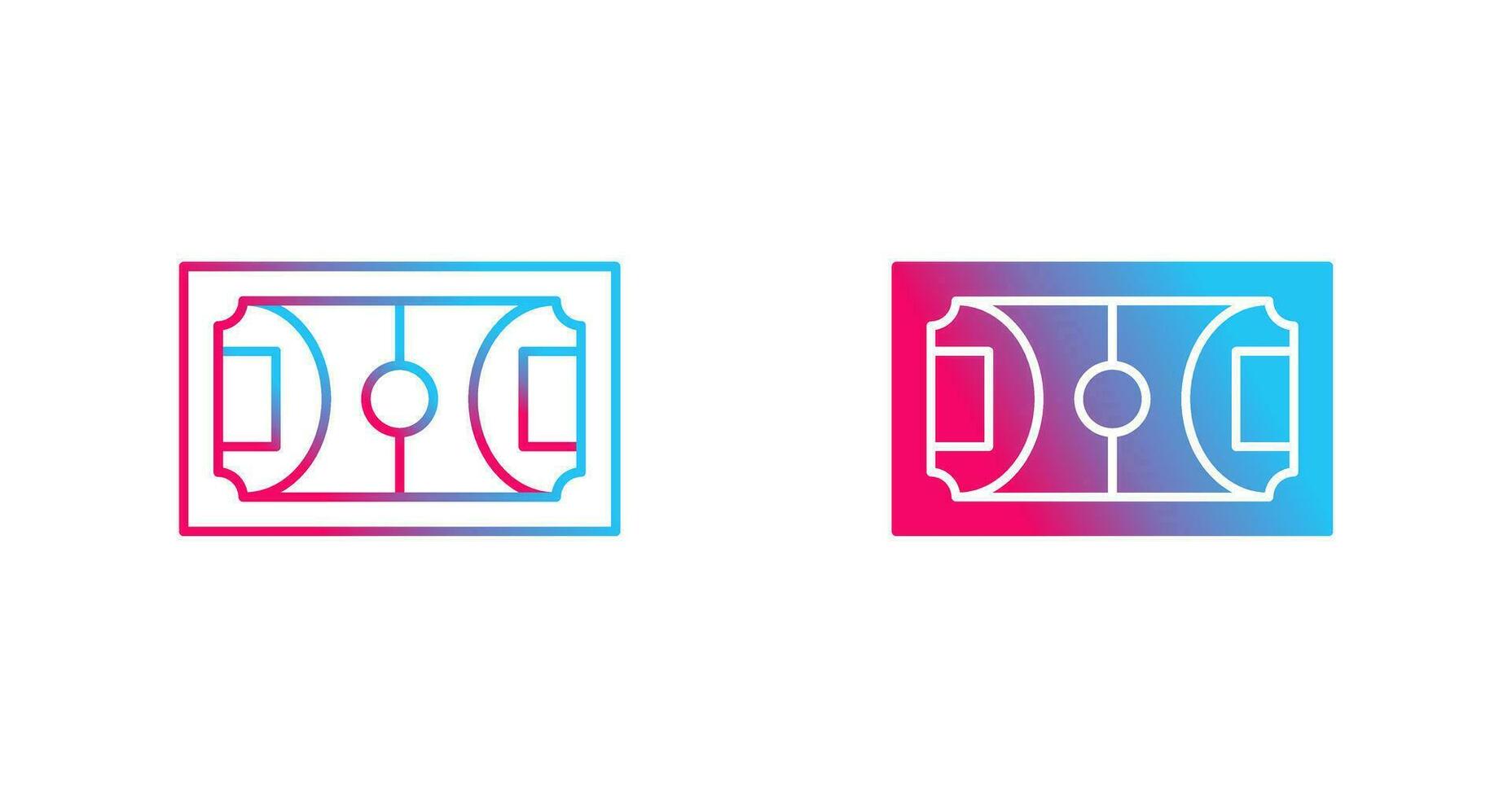 Football Field Vector Icon