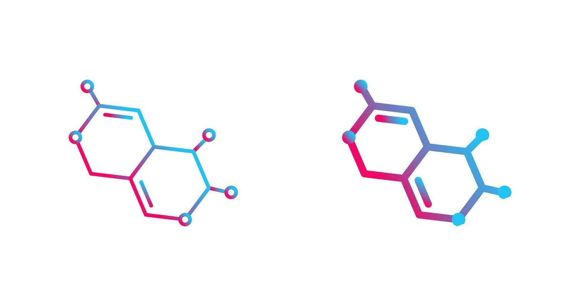 icono de vector de molécula