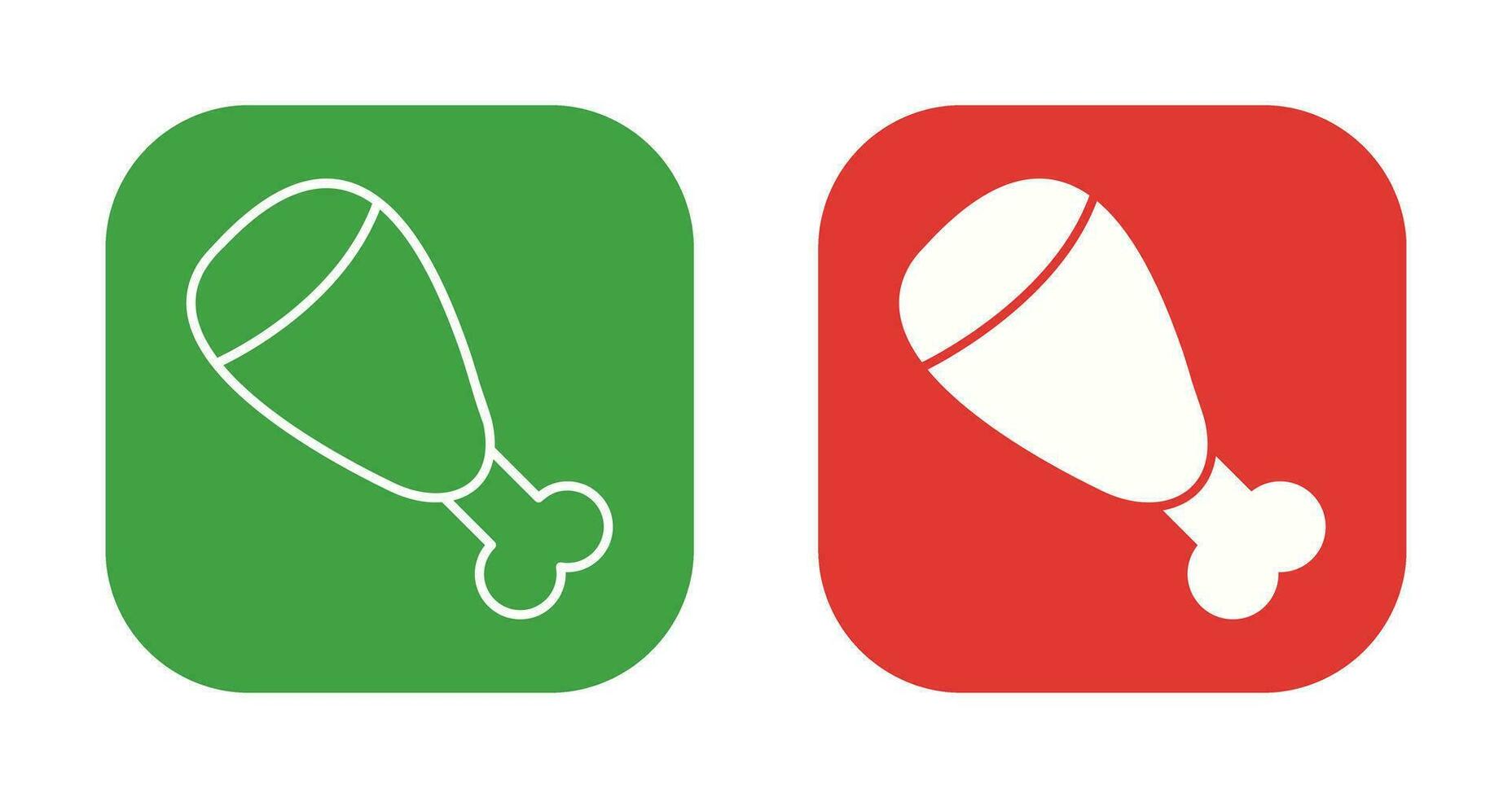 Cooked Ham Vector Icon