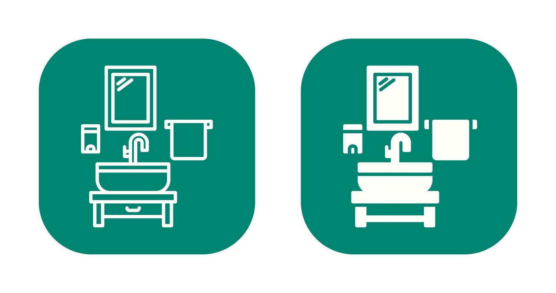 Washbasin Vector Icon