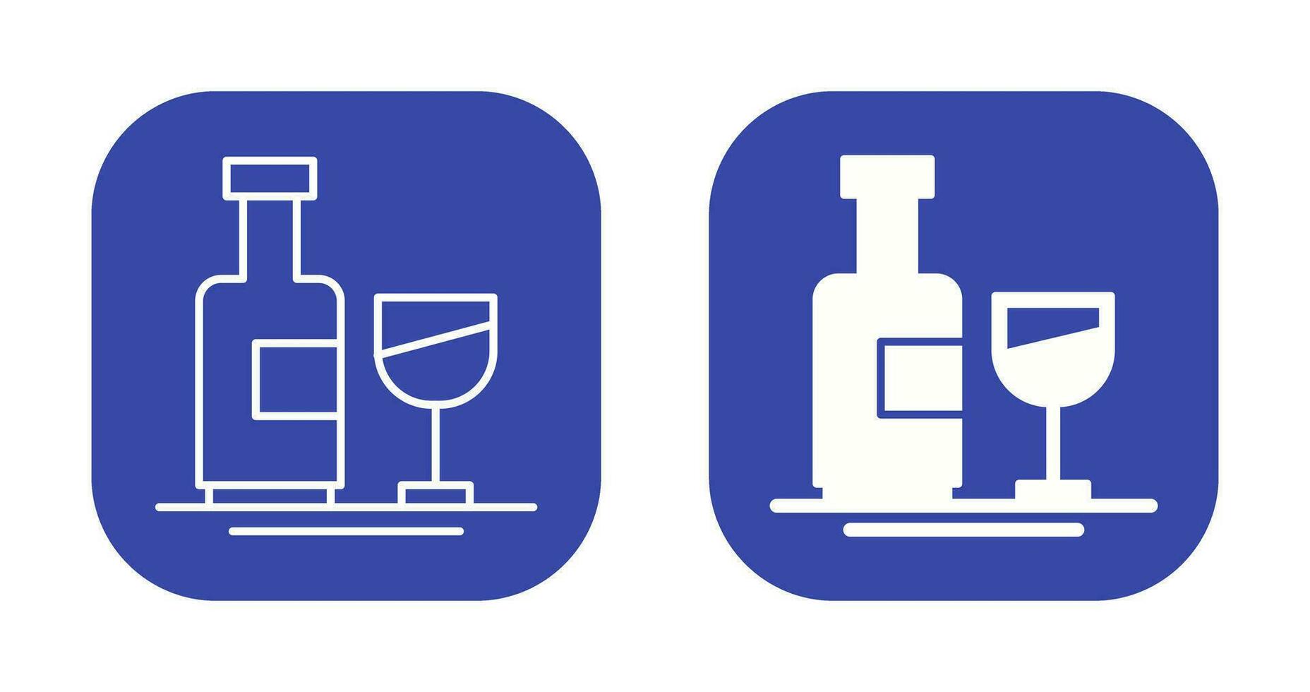 Wine Bottle Vector Icon