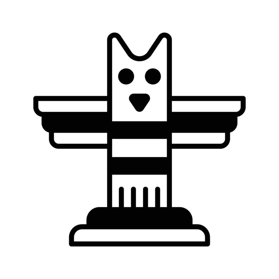 Grab this creatively designed icon of totem in trendy style, editable vector