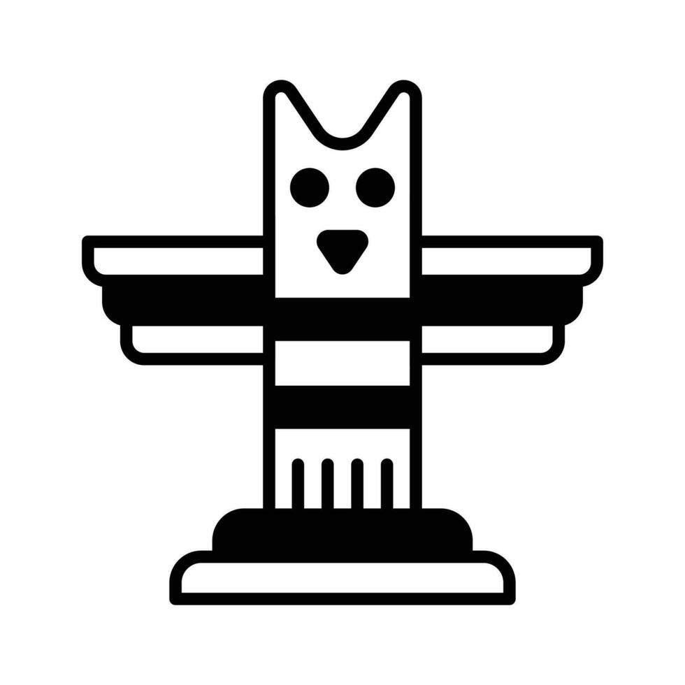 Grab this creatively designed icon of totem in trendy style, editable vector