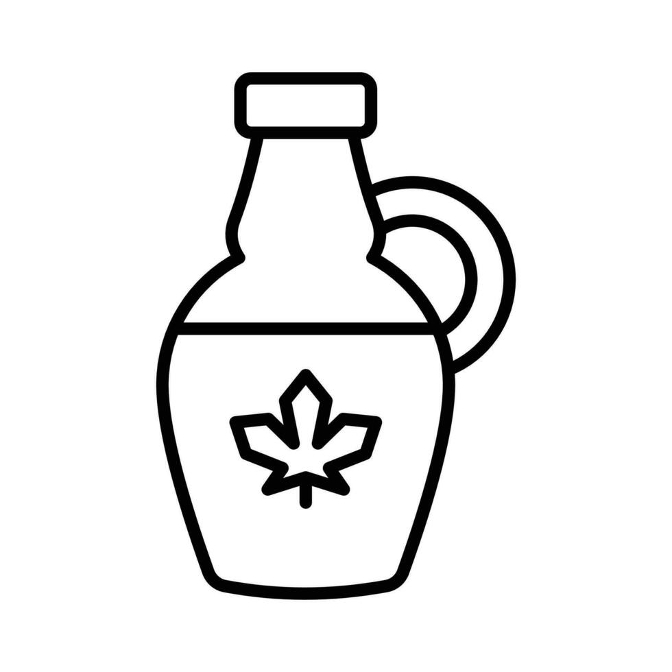 Customizable vector of maple syrup in modern style, ready to use icon