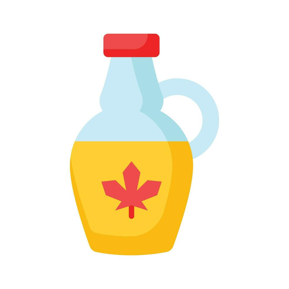 Customizable vector of maple syrup in modern style, ready to use icon