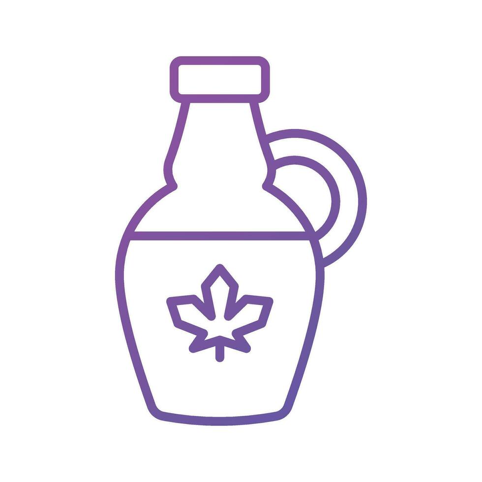 Customizable vector of maple syrup in modern style, ready to use icon