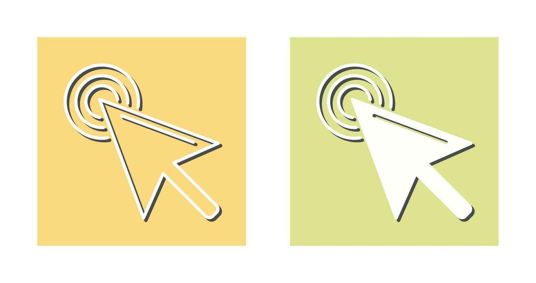 Unique Click Vector Icon