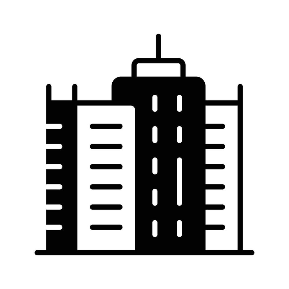 Check this beautiful building icon in trendy style, customizable icon vector