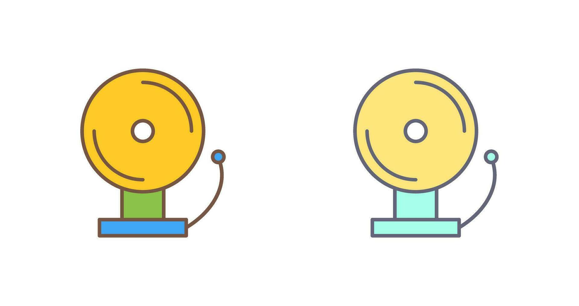 Unique Ring Alarm Vector Icon