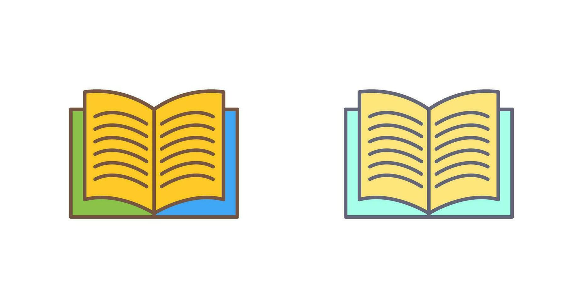 Unique Quill and Book Vector Icon