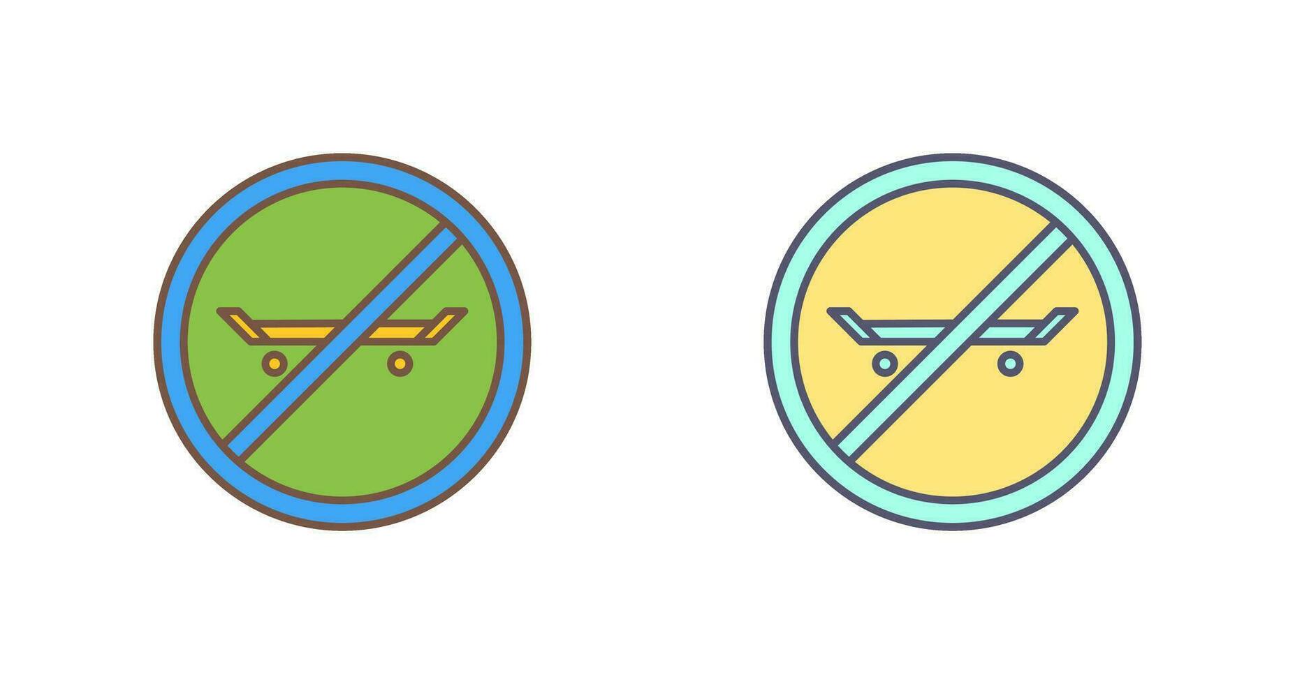 No Skating Vector Icon