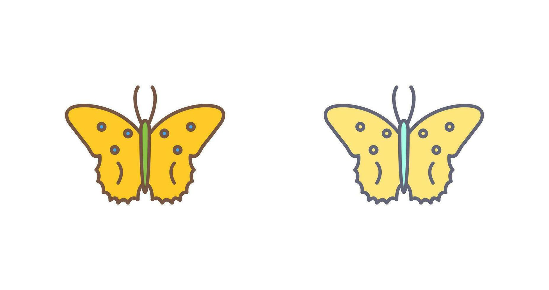 icono de vector de mariposa