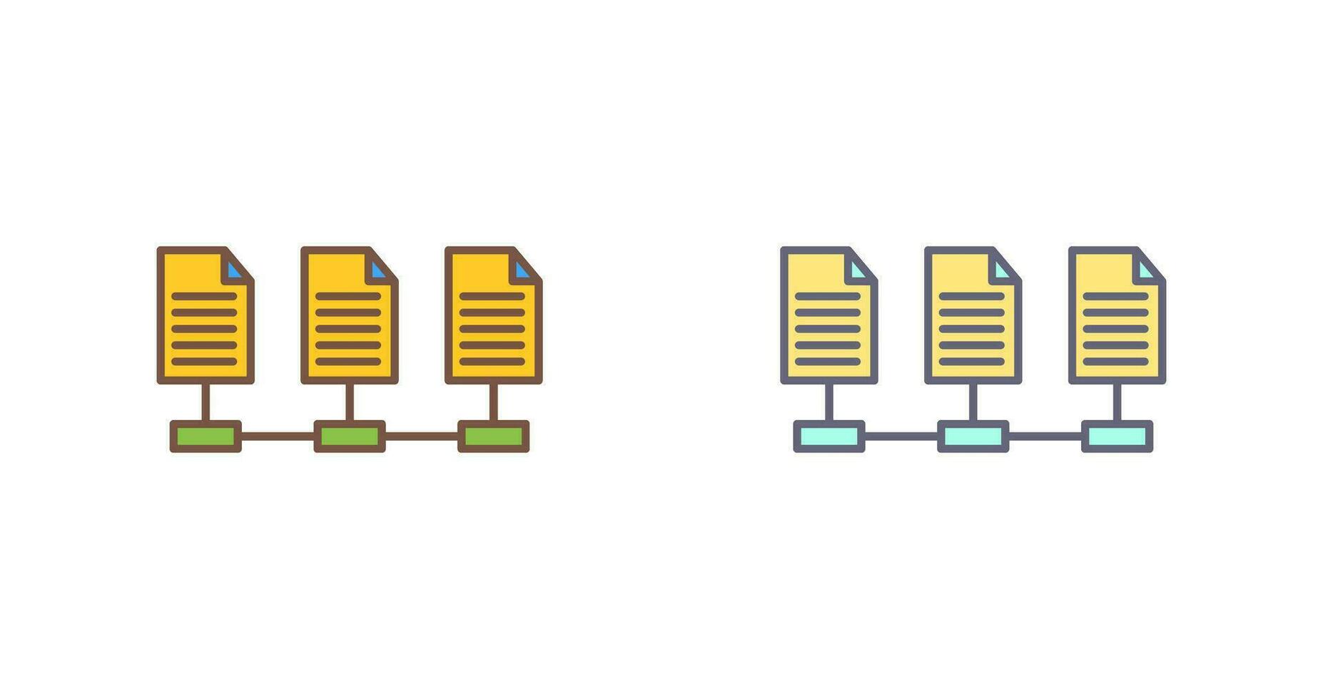 Network Files Vector Icon