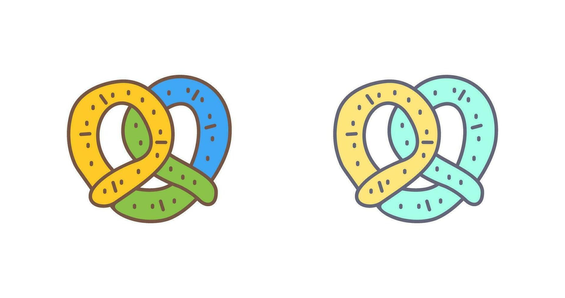 Pretzel Vector Icon