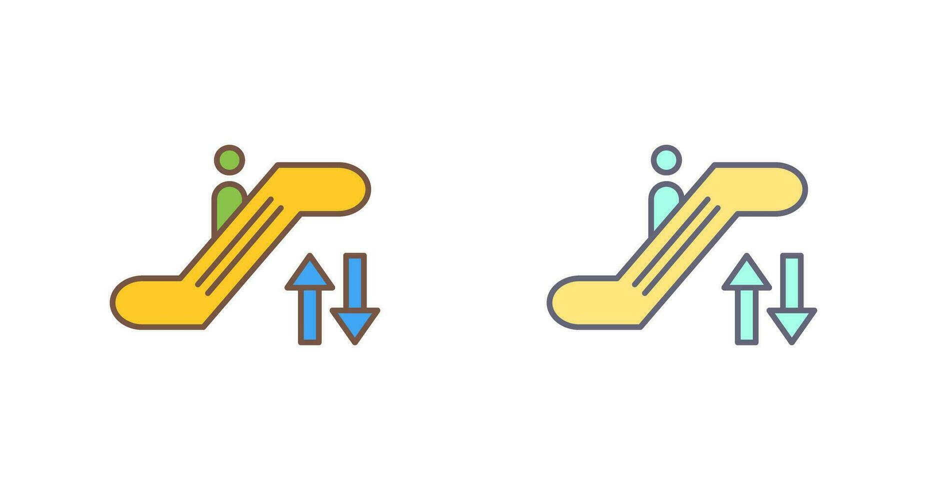 Escalator Vector Icon