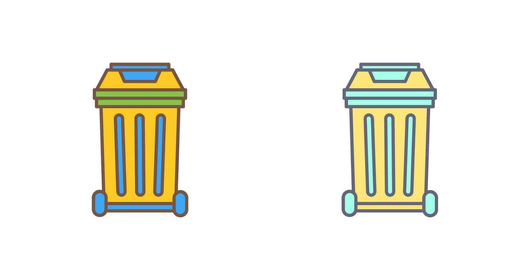 icono de vector de basura