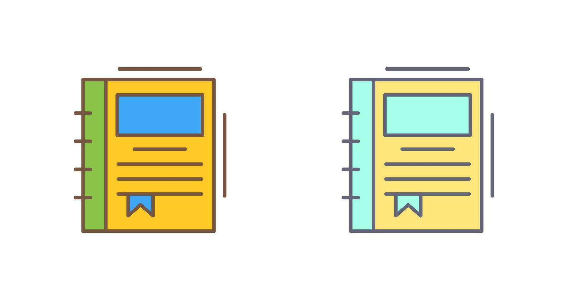 Spring Notebook Vector Icon