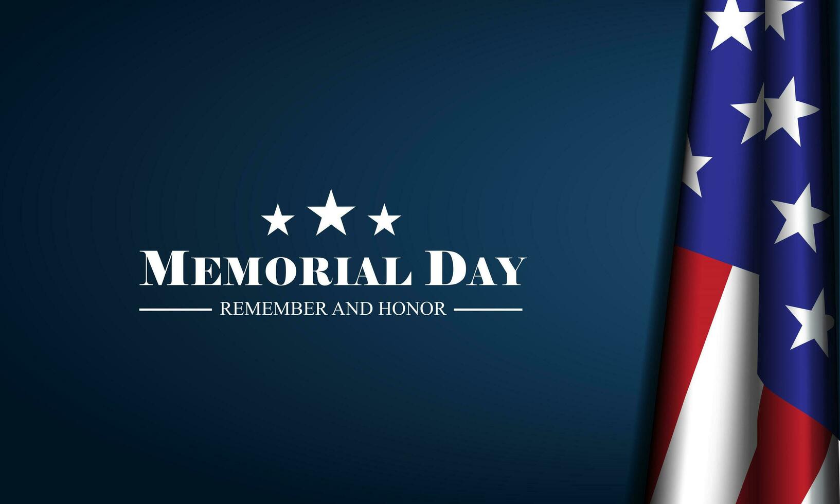 Memorial day background design vector illustration