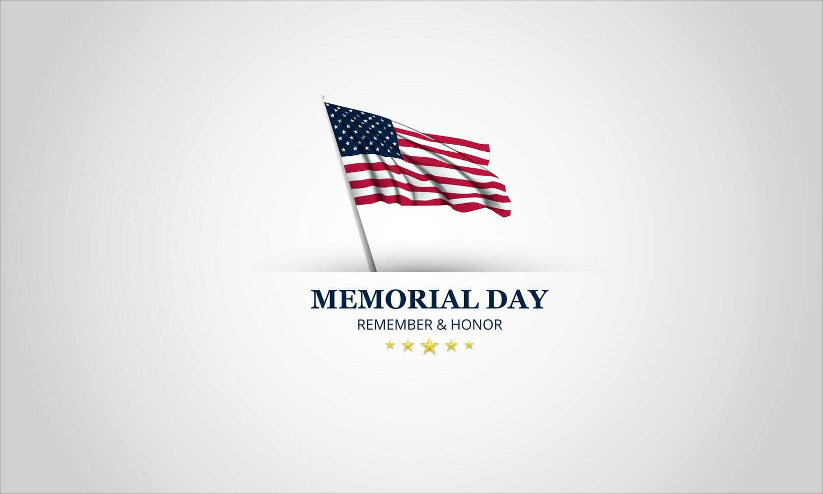 Memorial day background design vector illustration