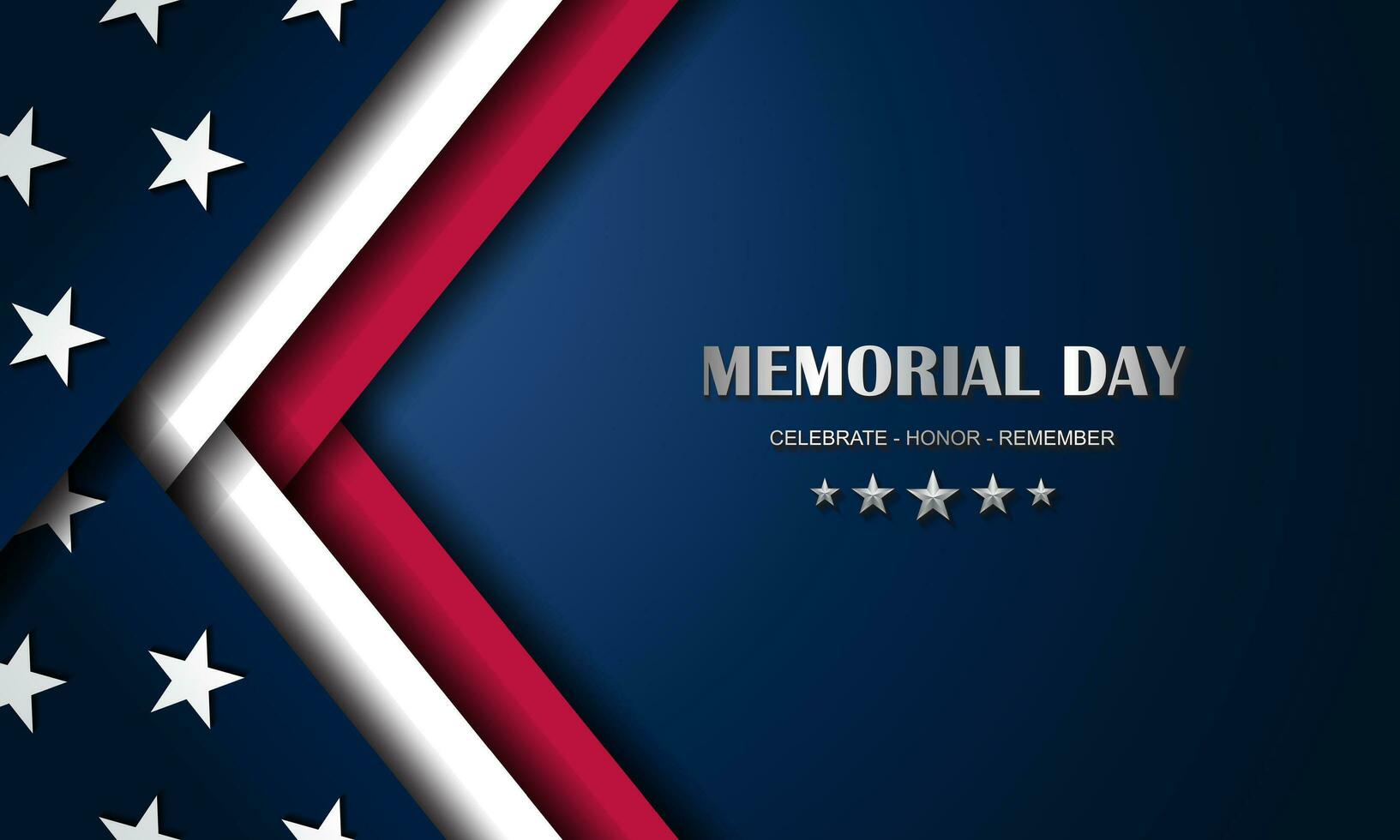 Memorial day background design vector illustration
