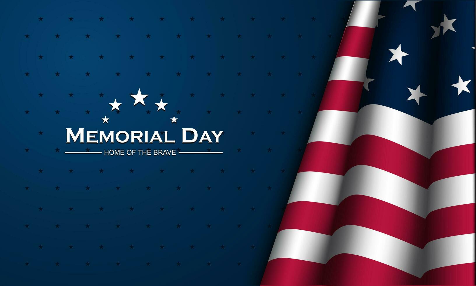 Memorial day background design vector illustration