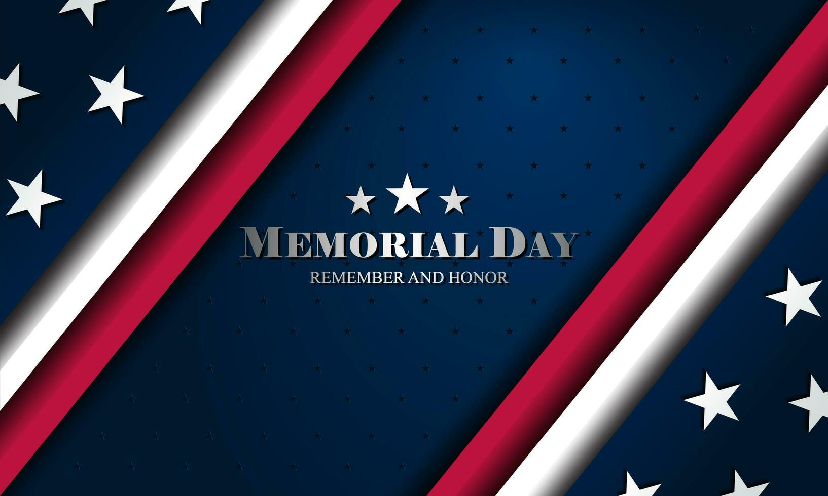 Memorial day background design vector illustration