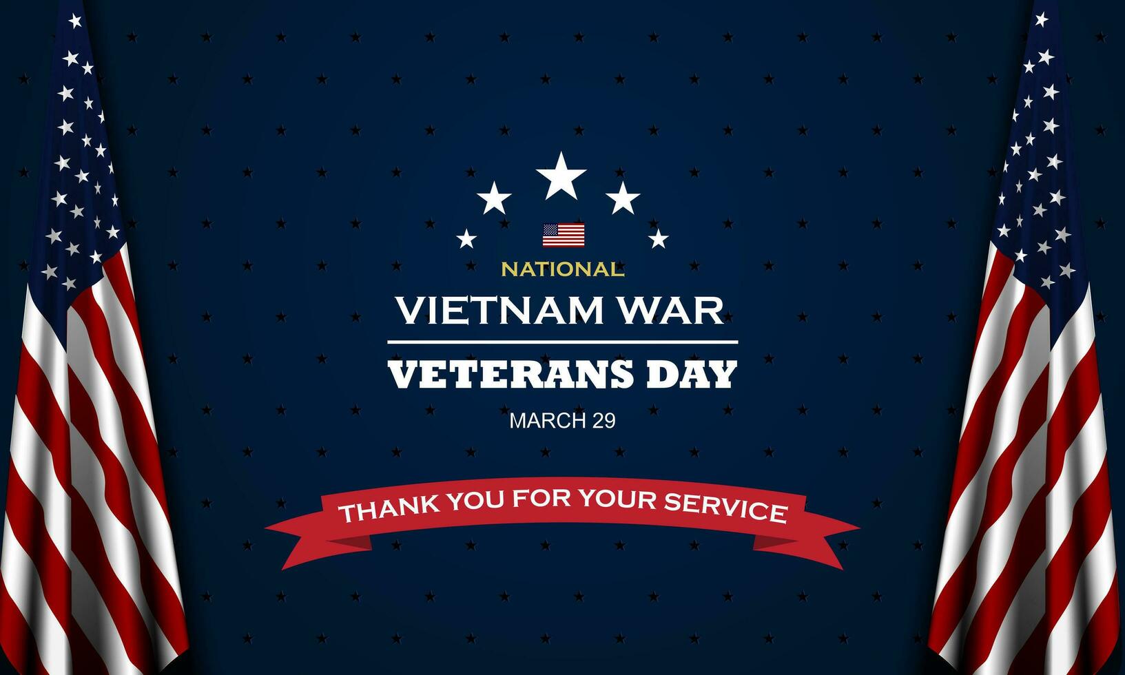 Happy Veterans Day background vector illustration