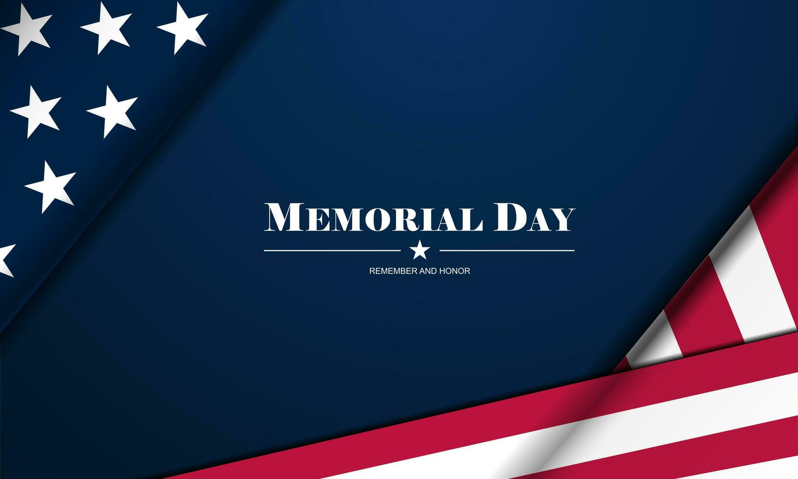 Memorial day background design vector illustration