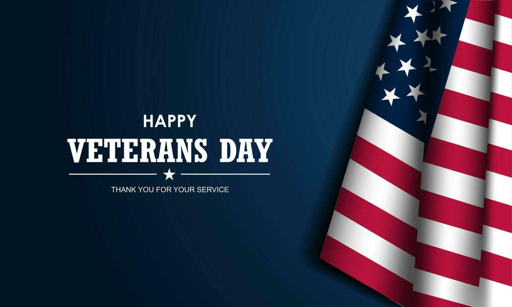 Happy Veterans Day background vector illustration