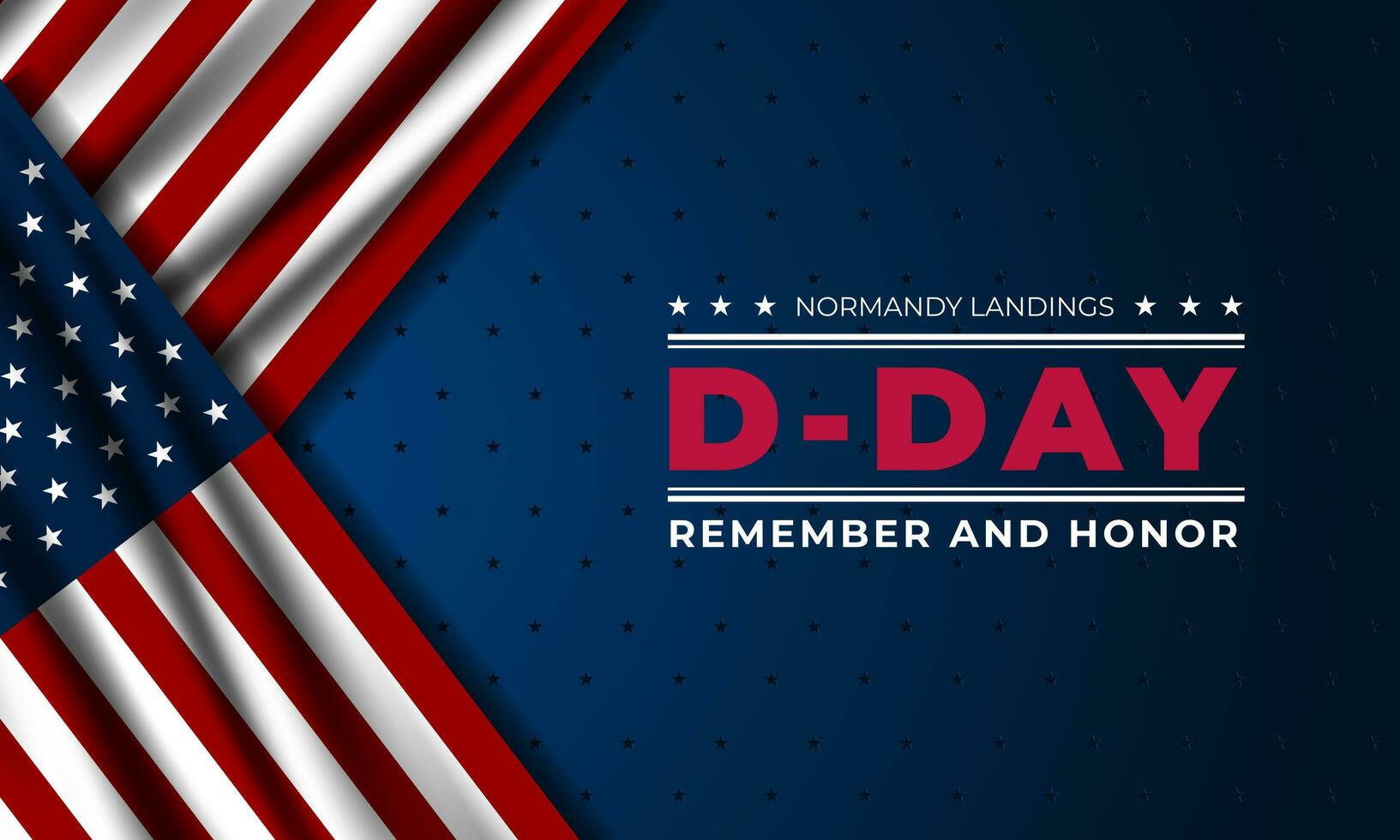 D-Day Normandy Landings June 06 Background Vector illustration