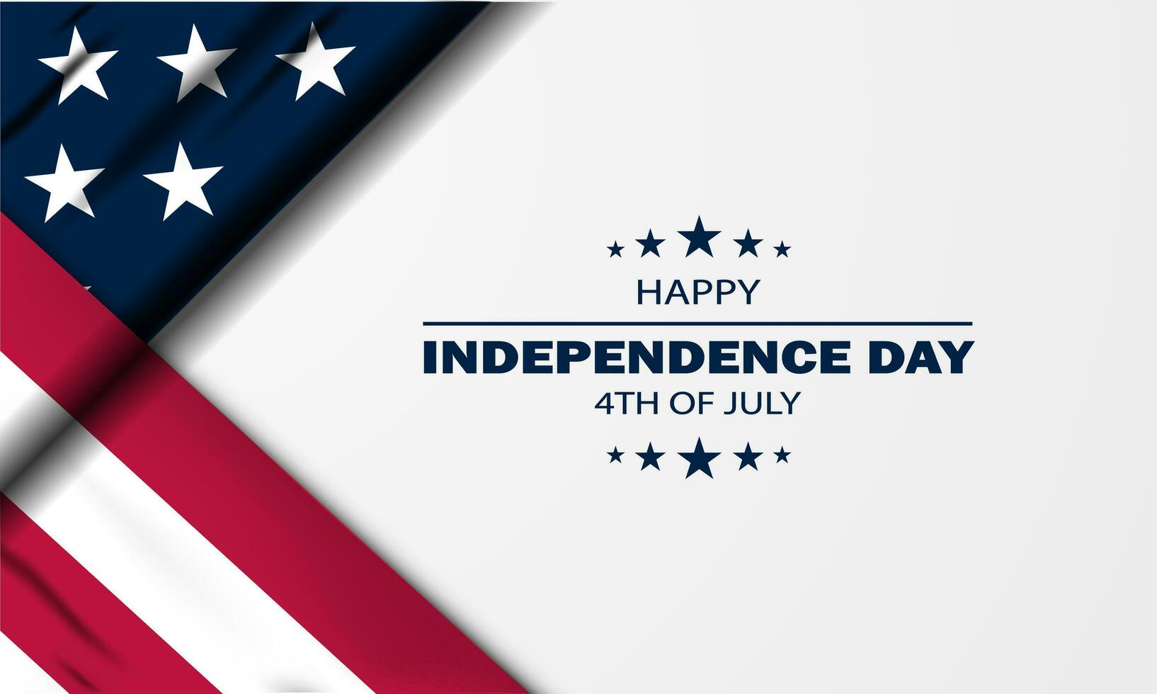 Happy Fourth of July Independence day USA Background Design vector