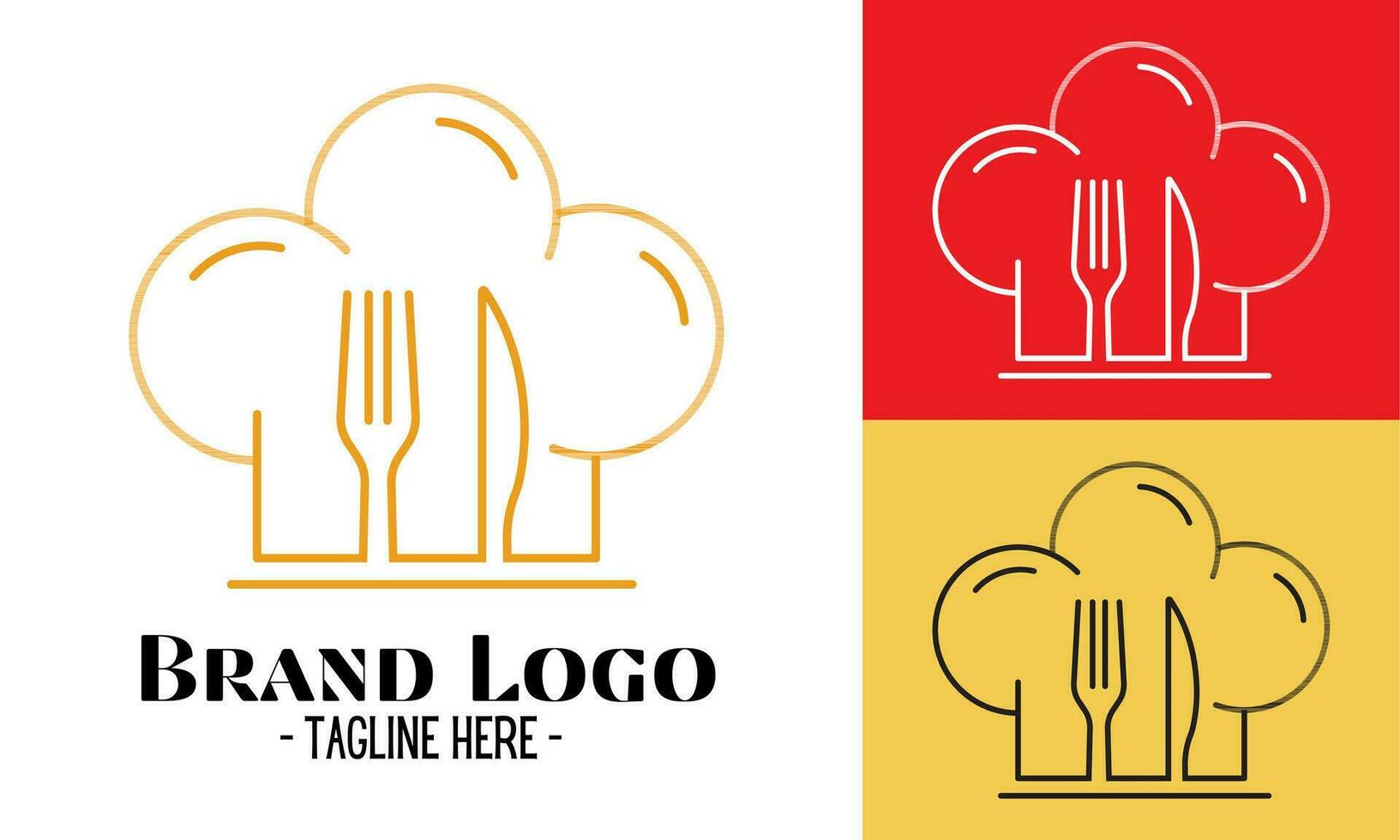 Restaurant logo design vector, modern logos concept vector