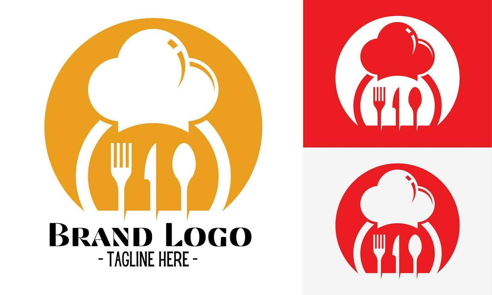 Restaurant logo design vector, modern logos concept vector