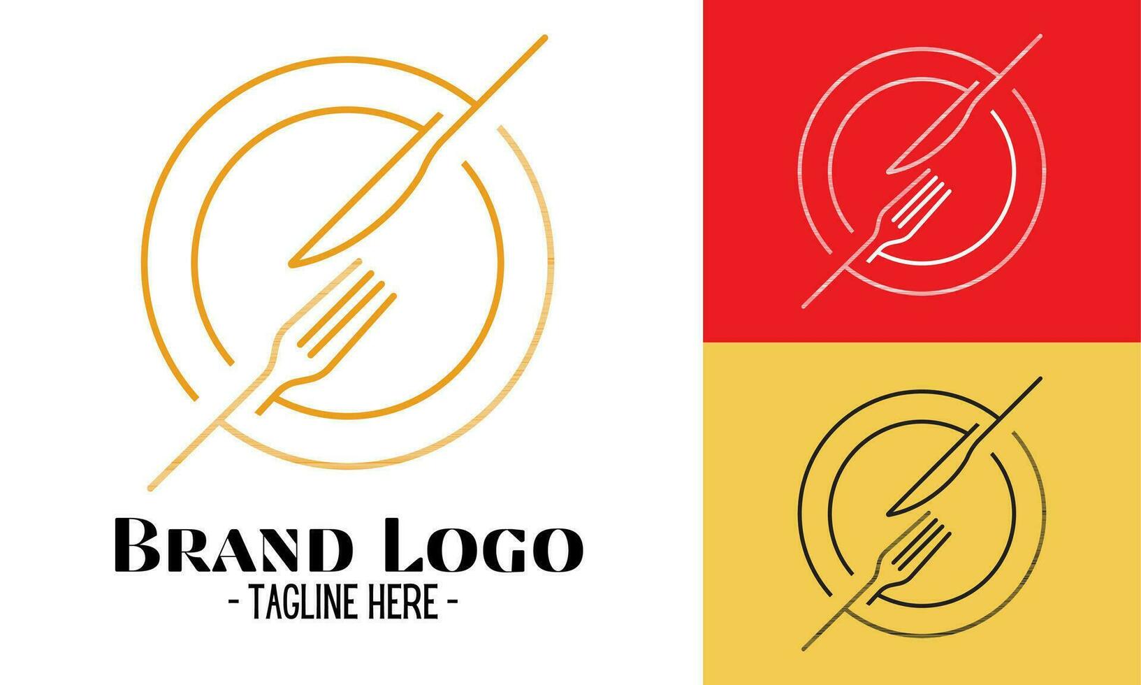 Restaurant logo design vector, modern logos concept vector