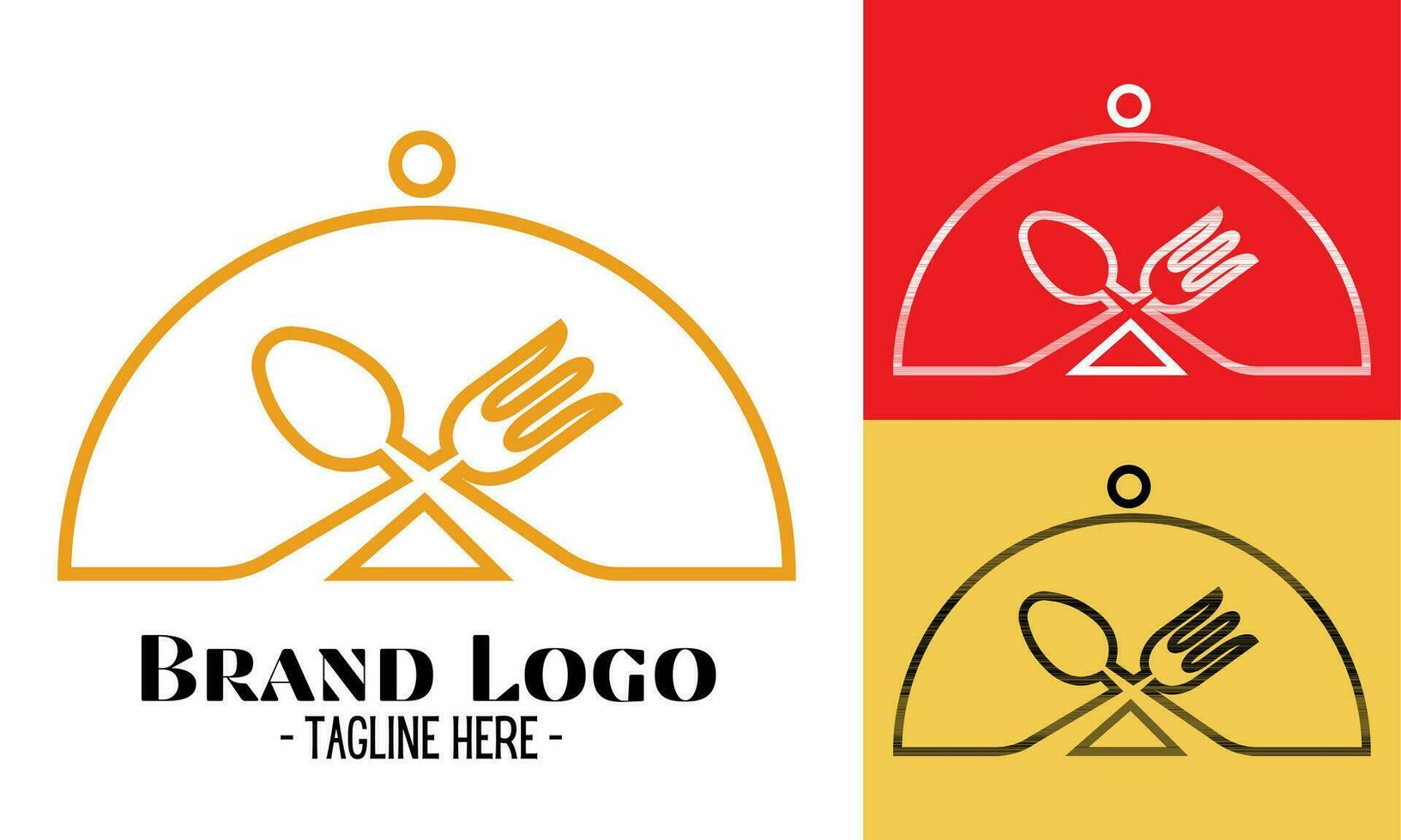 Restaurant logo design vector, modern logos concept vector