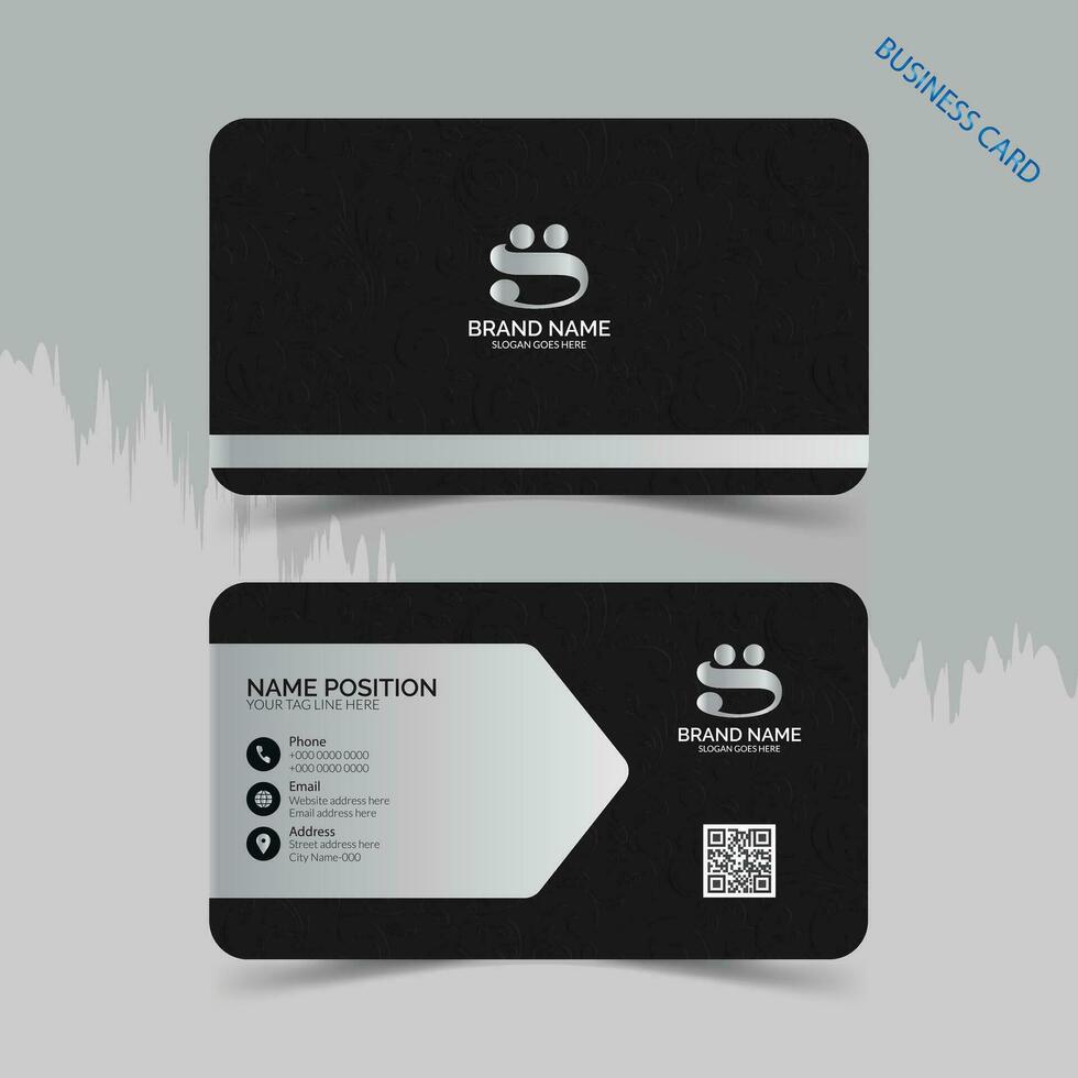 elegant business card design vector
