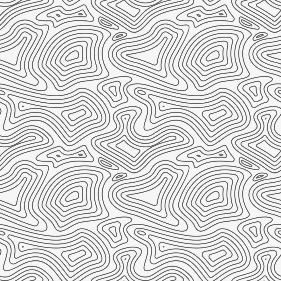 Topographic Map Seamless Pattern. Vector Background