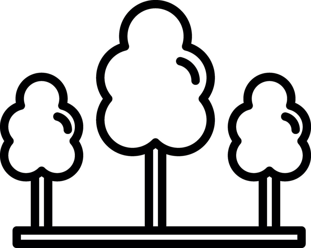 diseño de icono de vector de árbol