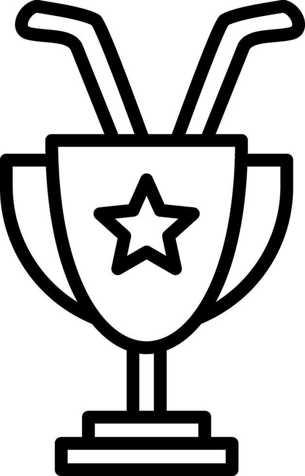 Trophy Vector Icon Design