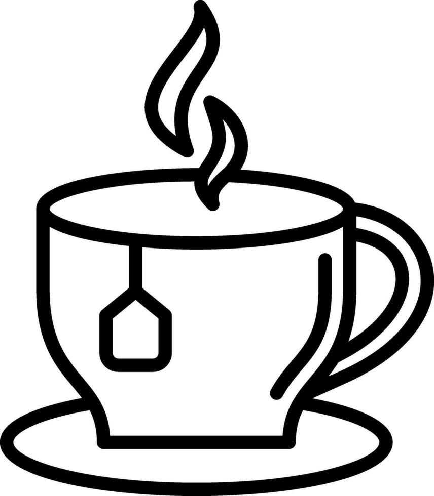 Tea cup Vector Icon Design