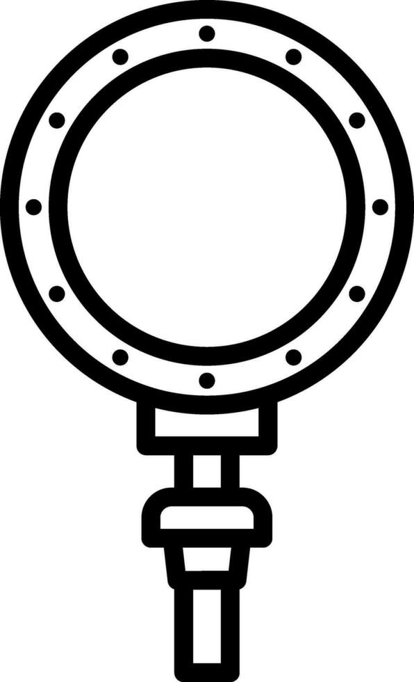 Ring light Vector Icon Design