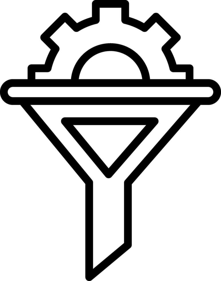Funnel Vector Icon Design