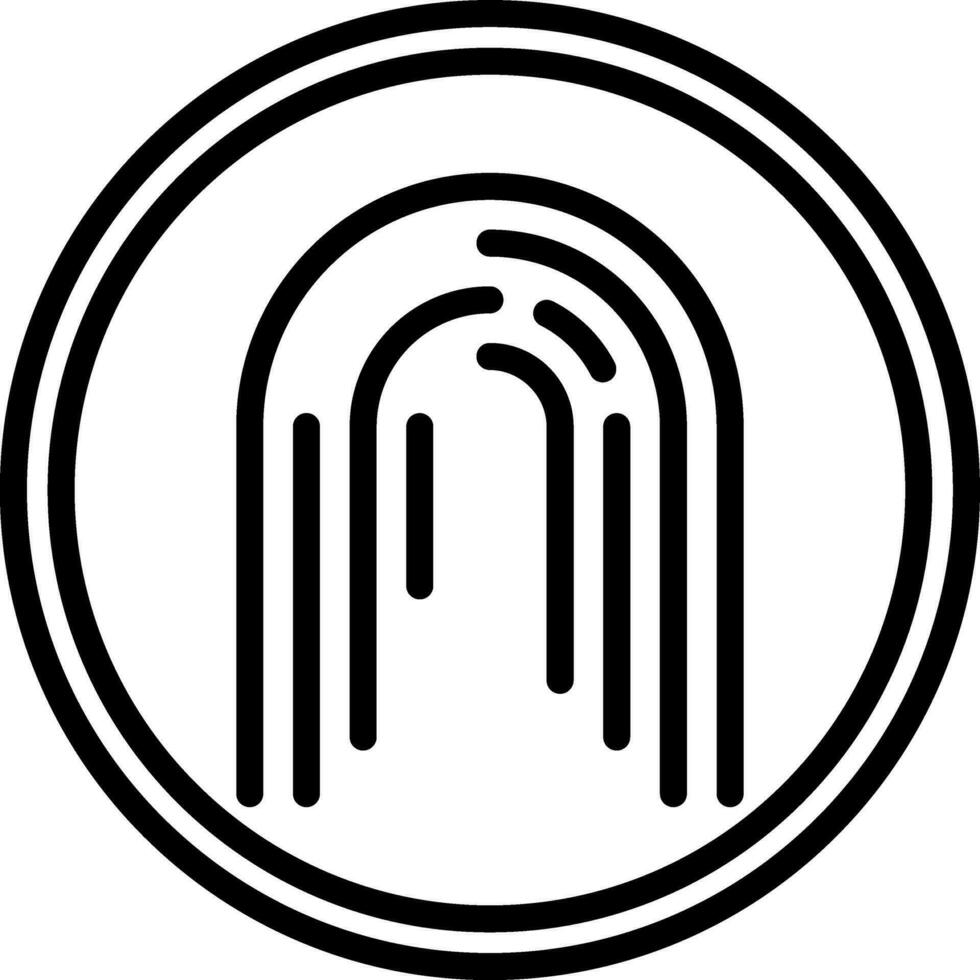 Finger print Vector Icon Design