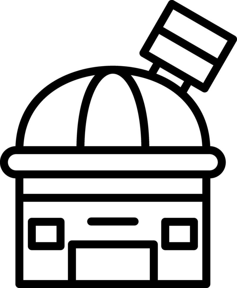 diseño de icono de vector de observatorio