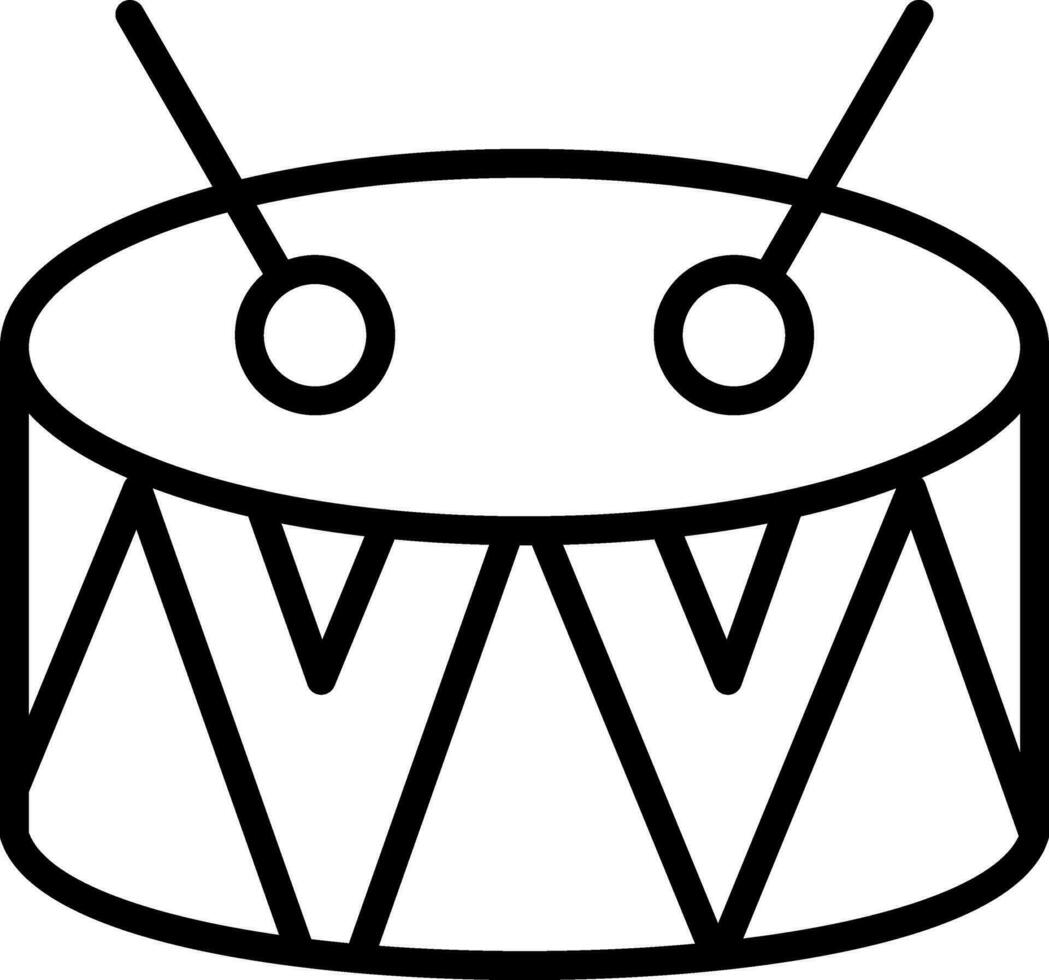 diseño de icono de vector de tambor