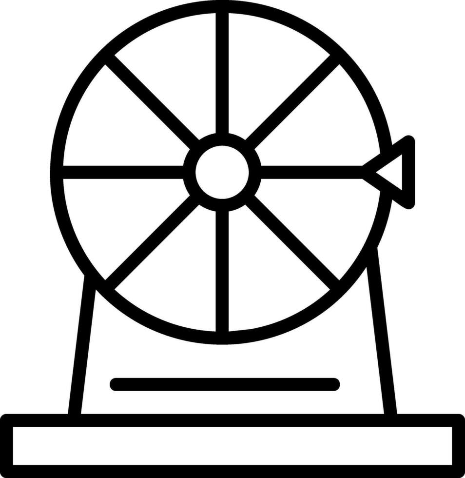 Wheel of fortune Vector Icon Design