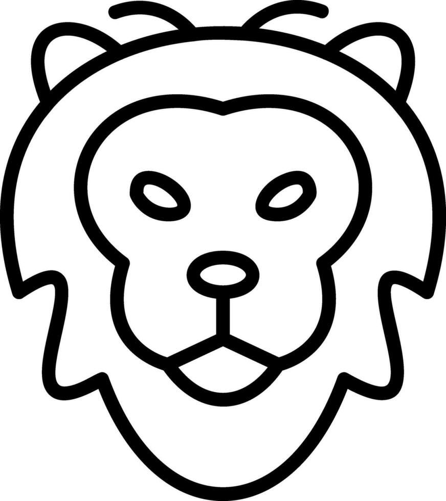 Lion Vector Icon Design