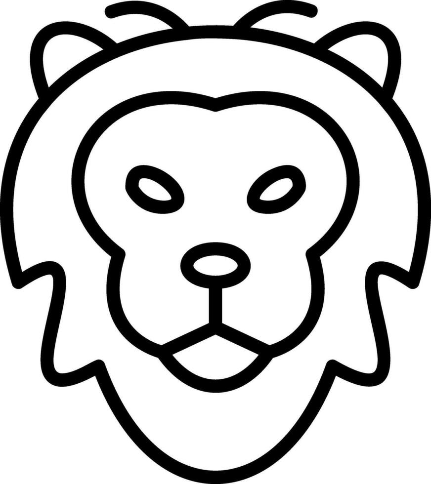 Lion Vector Icon Design