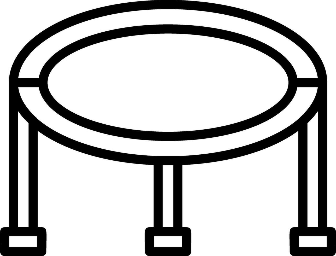 Trampoline Vector Icon Design